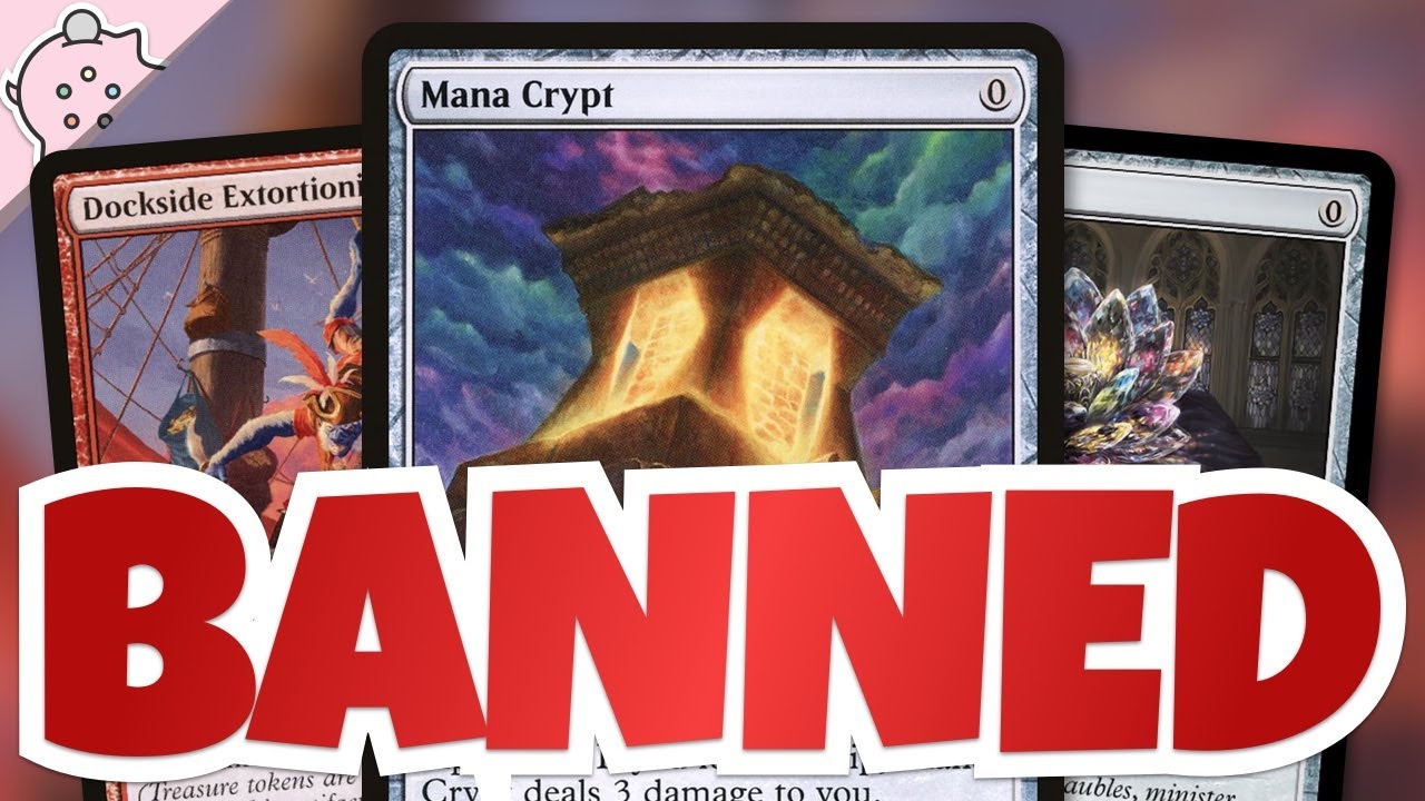 Massive Bans in Commander | Mana Crypt, Dockside Extortionist, Jeweled Lotus, Nadu Banned! | MTG
