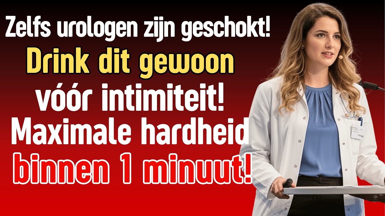 Dit weten bijna geen mannen... Het natuurlijke geheim voor mannelijke vitaliteit dat zelfs urolog...