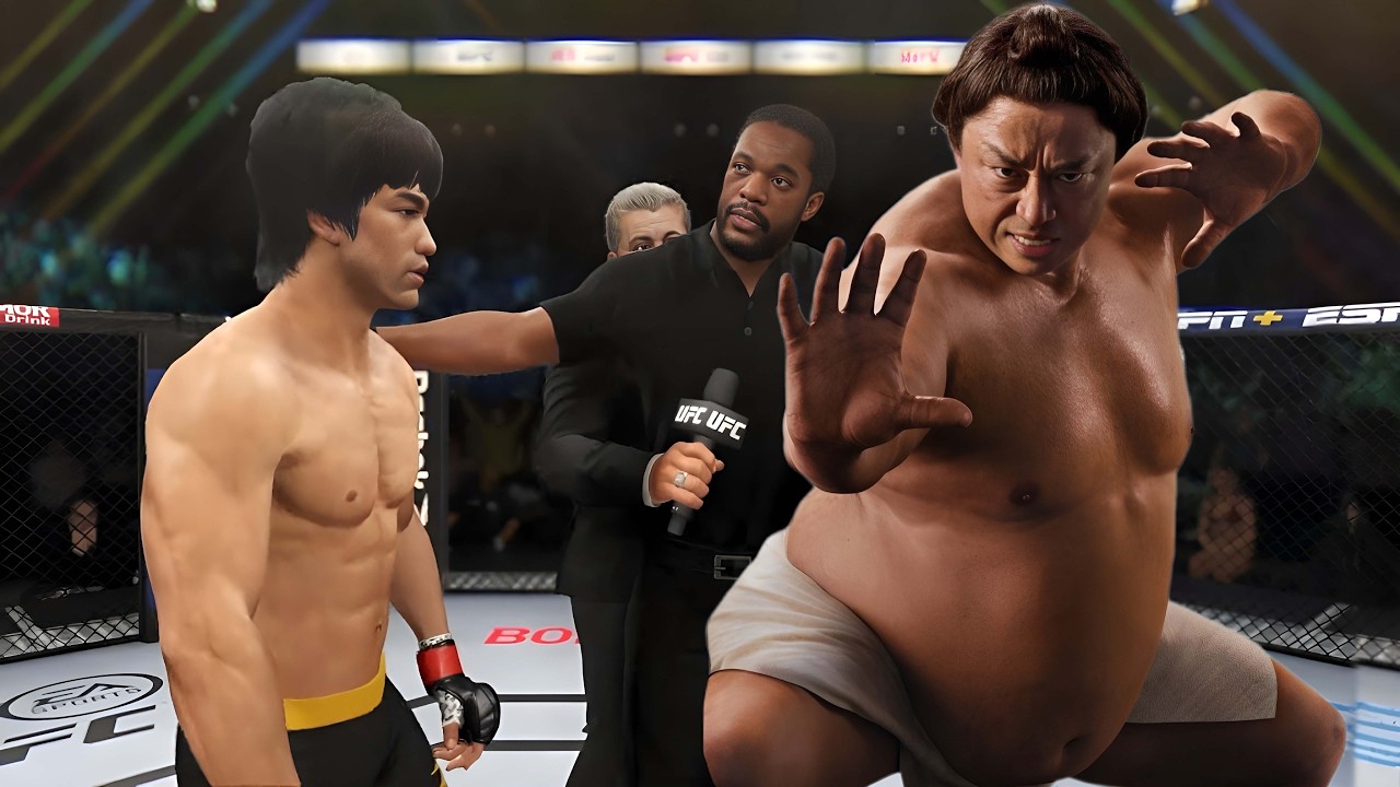 PS5 | Bruce Lee vs. Insane Fat Man (EA Sports UFC 4)🥊