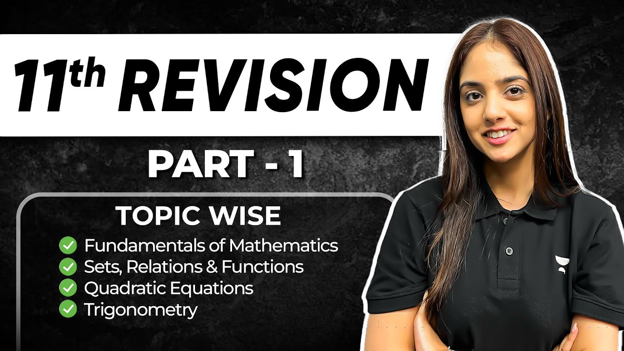 JEE 2026 | Class 11th Maths Revision | Part 1