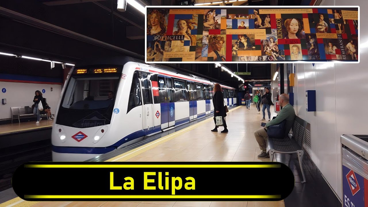 Metro Station La Elipa - Madrid 🇪🇸 - Walkthrough 🚶