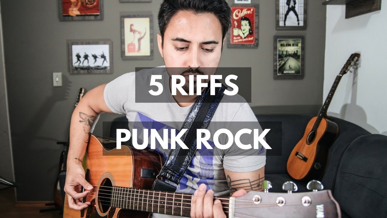 5 RIFFS PUNK ROCK (no violão) #VEDA28