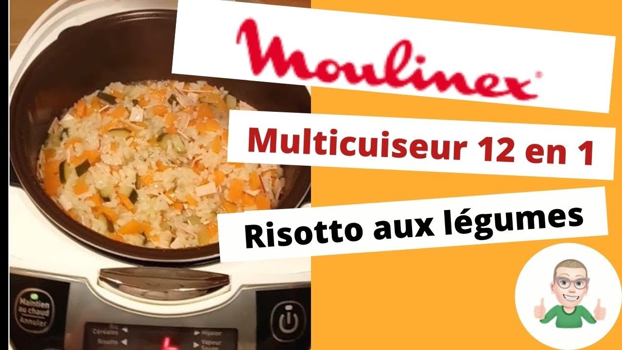 Risotto aux légumes au multicuiseur 12 en 1 Moulinex
