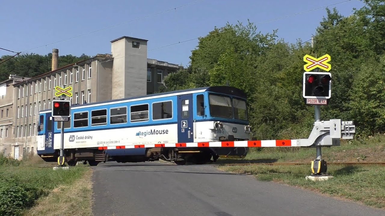 Železniční přejezd Úpořiny #1 14.8. 2025 Czech railroad crossing