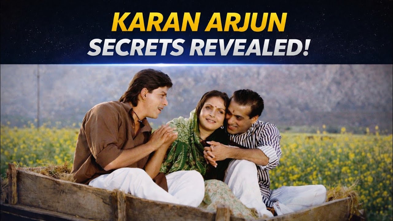 Karan Arjun Movie Unknown Facts | Shahrukh Salman Superhit Story | 1995 Bollywood