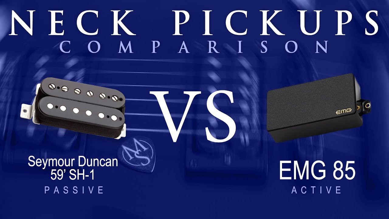 Seymour Duncan 59' SH-1 vs EMG 85 - Neck Pickup Guitar Tone Comparison Demo