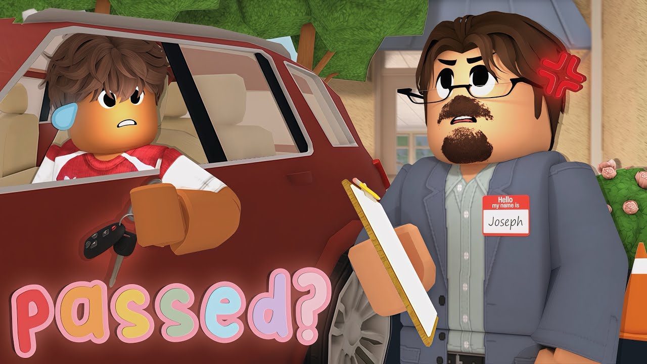 😭 У сына-подростка экзамен на водительские права *ОН ЕДВА СДАЛ* Ролевая игра в Bloxburg