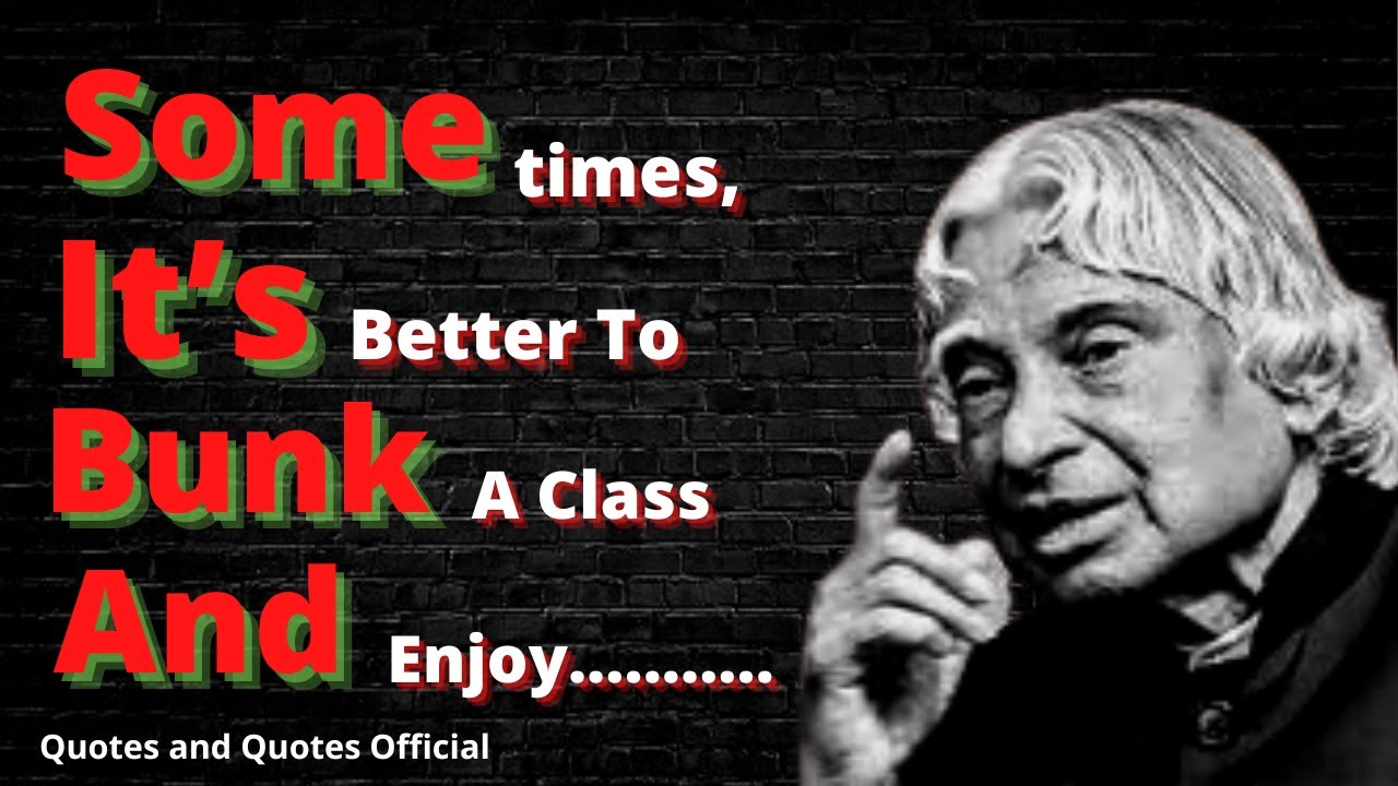 Dr. APJ Abdul Kalam Motivational Quotes For Students ||Quotes and Quotes Official