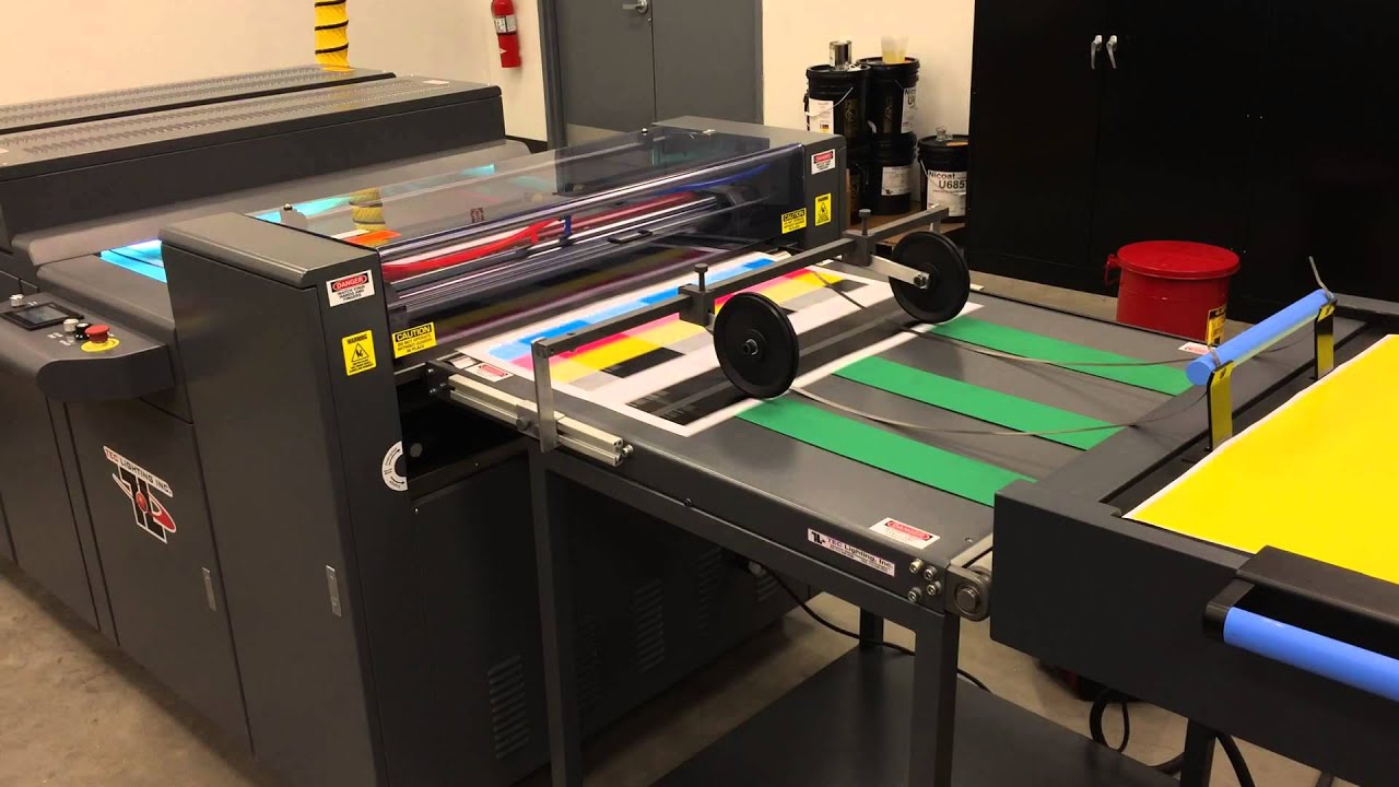 inline uv coater with HP Indigo 10000
