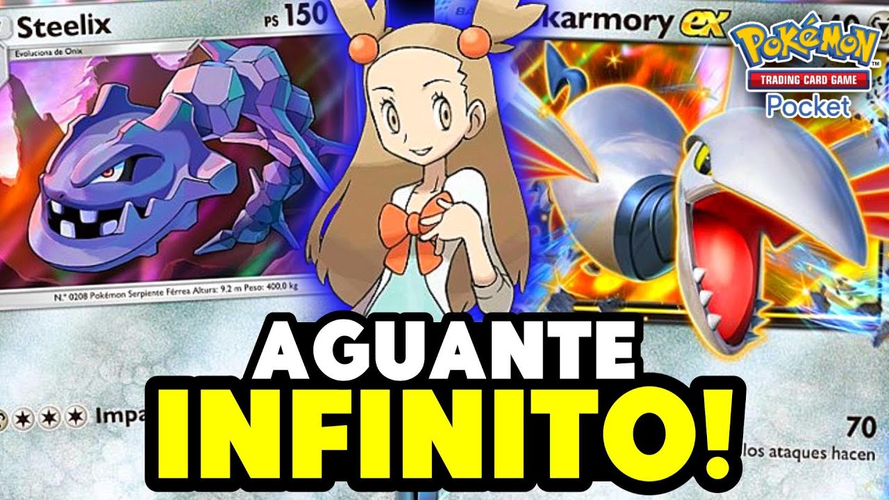 🛡️ ¡MURALLA DE ACERO! Steelix y Skarmory EX en TCG Pocket