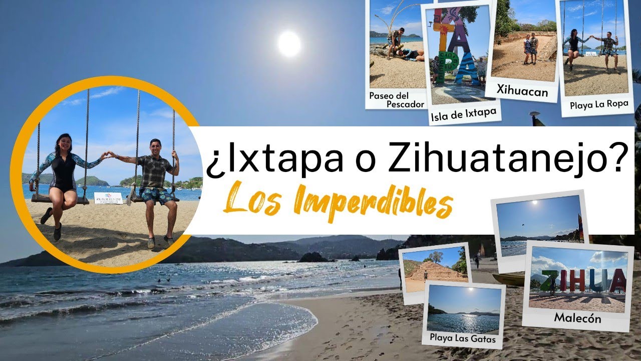Guerrero🩱Viaje a Ixtapa Zihuatanejo 🐊 que hacer en sus playas zona arqueológica comida y a que costo