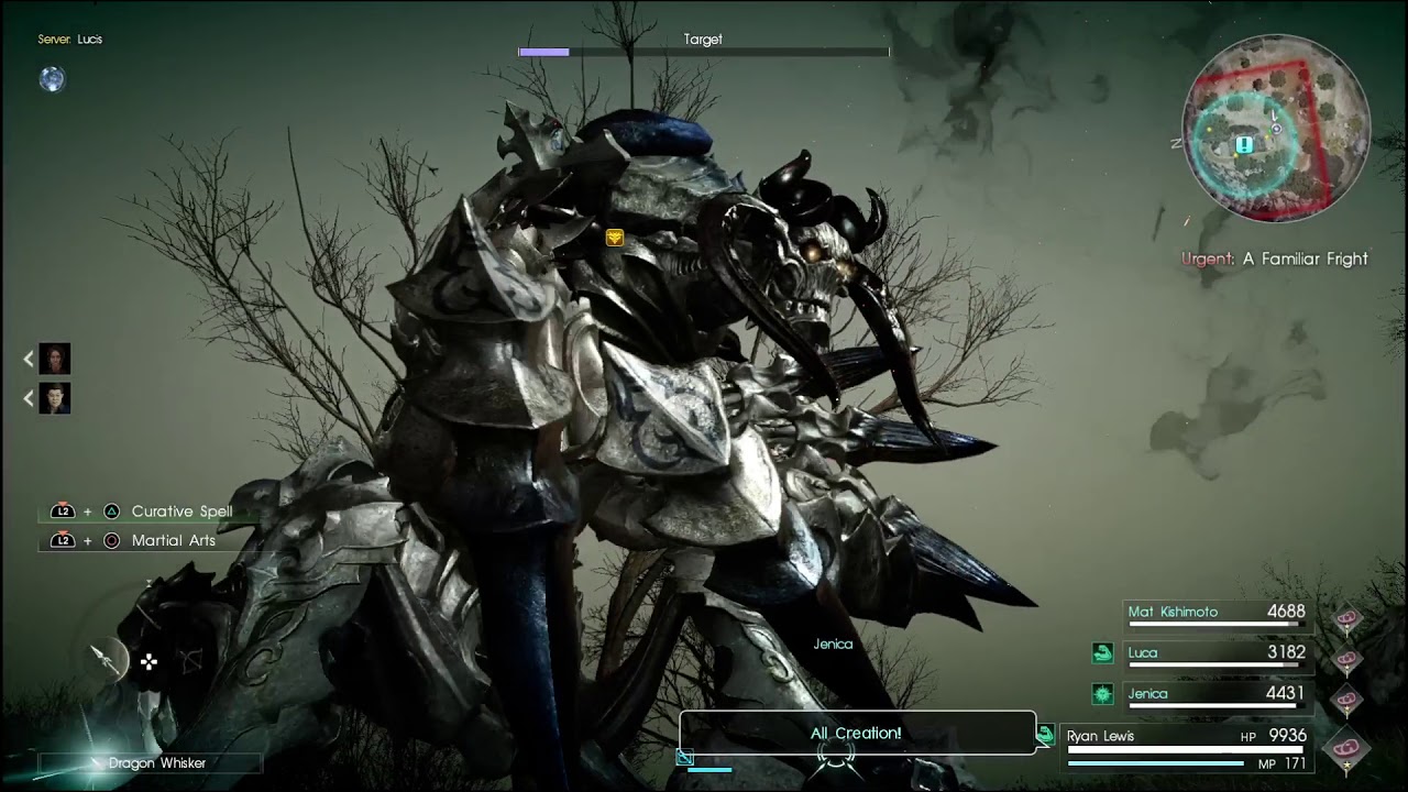 Final Fantasy XV Comrades A Familiar Fright Solo AI Only