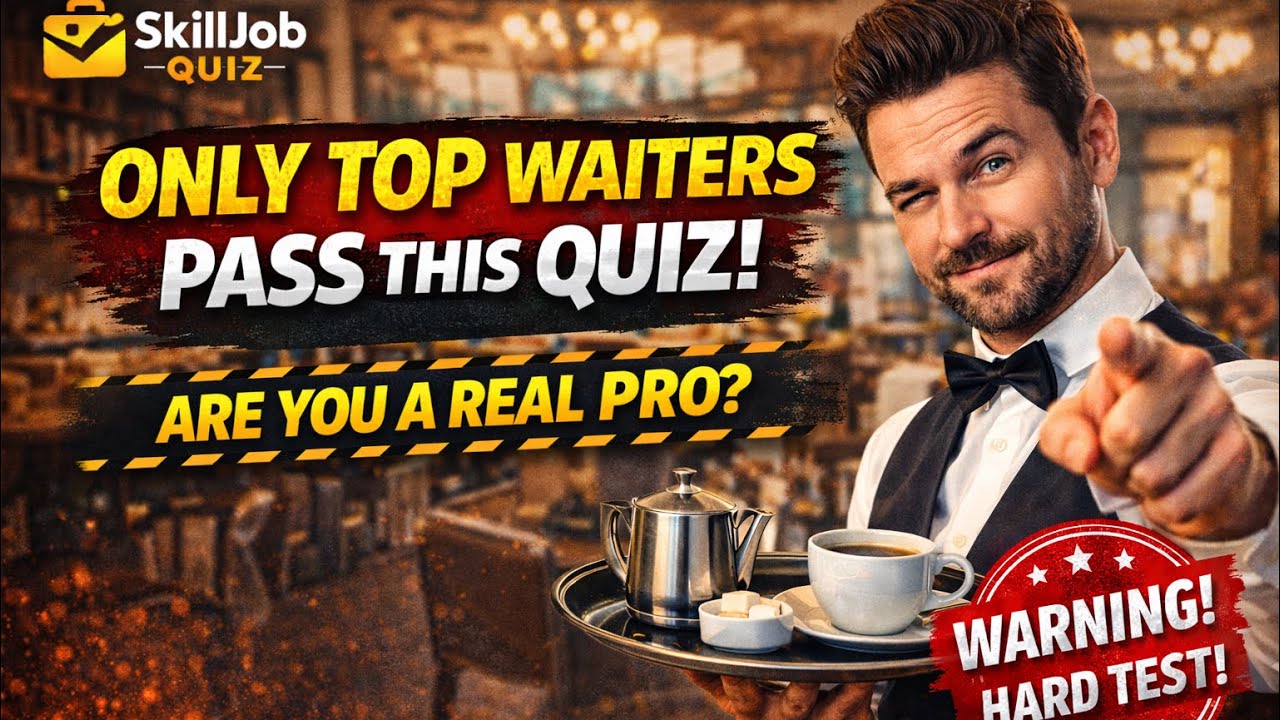 🍽️ This Waiter Quiz Exposes Bad Service Skills