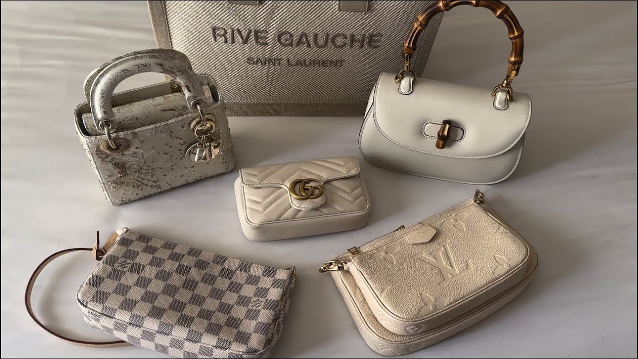 Collection: MY WHITE HANDBAG COLLECTION (Dior, Gucci, Louis Vuitton, Saint Laurent)