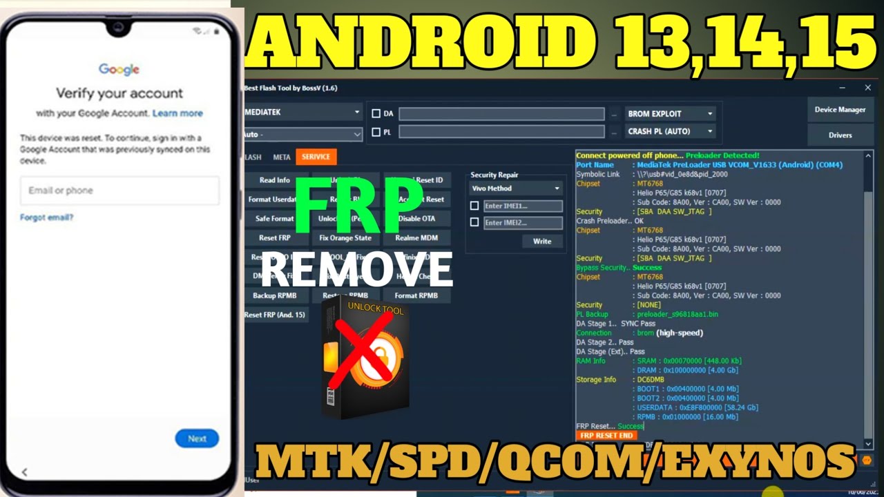 🔥finally unlock new security android phones frp lock | All old method failed | new frp tool 2025
