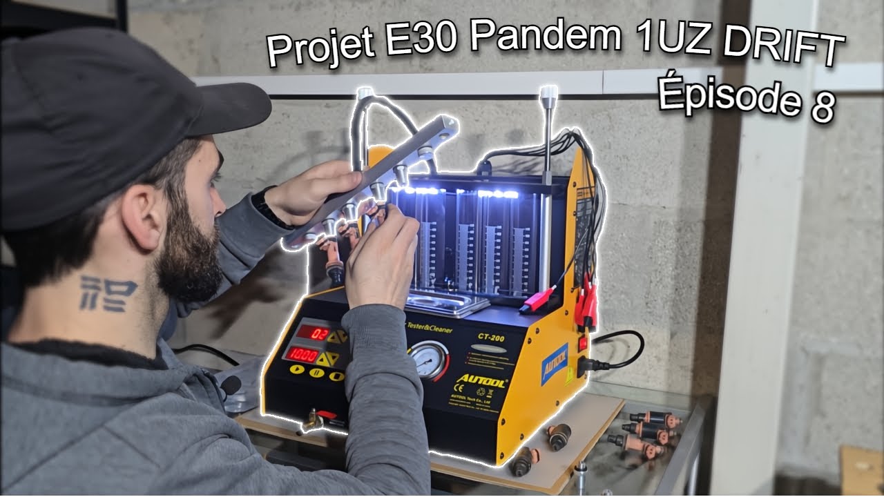 Projet E30 Pandem 1UZ DRIFT - Épisode 8 | J'ai acheté un banc d'essai pour injecteurs !