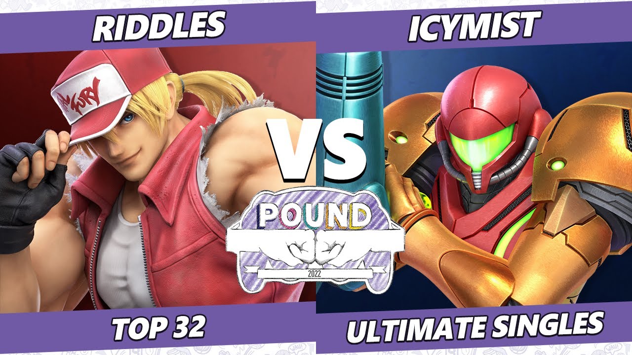 Pound 2022 Top 32 - Riddles (Terry) Vs. IcyMist (Samus) SSBU Smash Ultimate Tournament