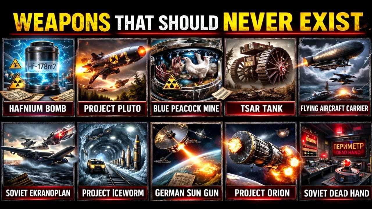 The Most Advanced Weapons That Were Never Officially Used Explained in 32  minutes