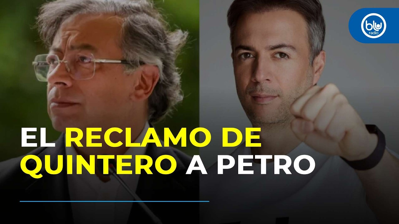 Daniel Quintero revela que se siente solo tras decisión de Petro de no votar en consulta