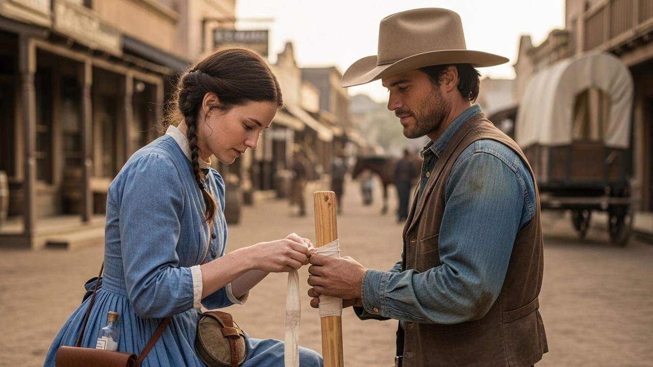 She Was The Woman Who Could Set A Broken Bone Right, The Cowboy Trusted Her Hands Without Question