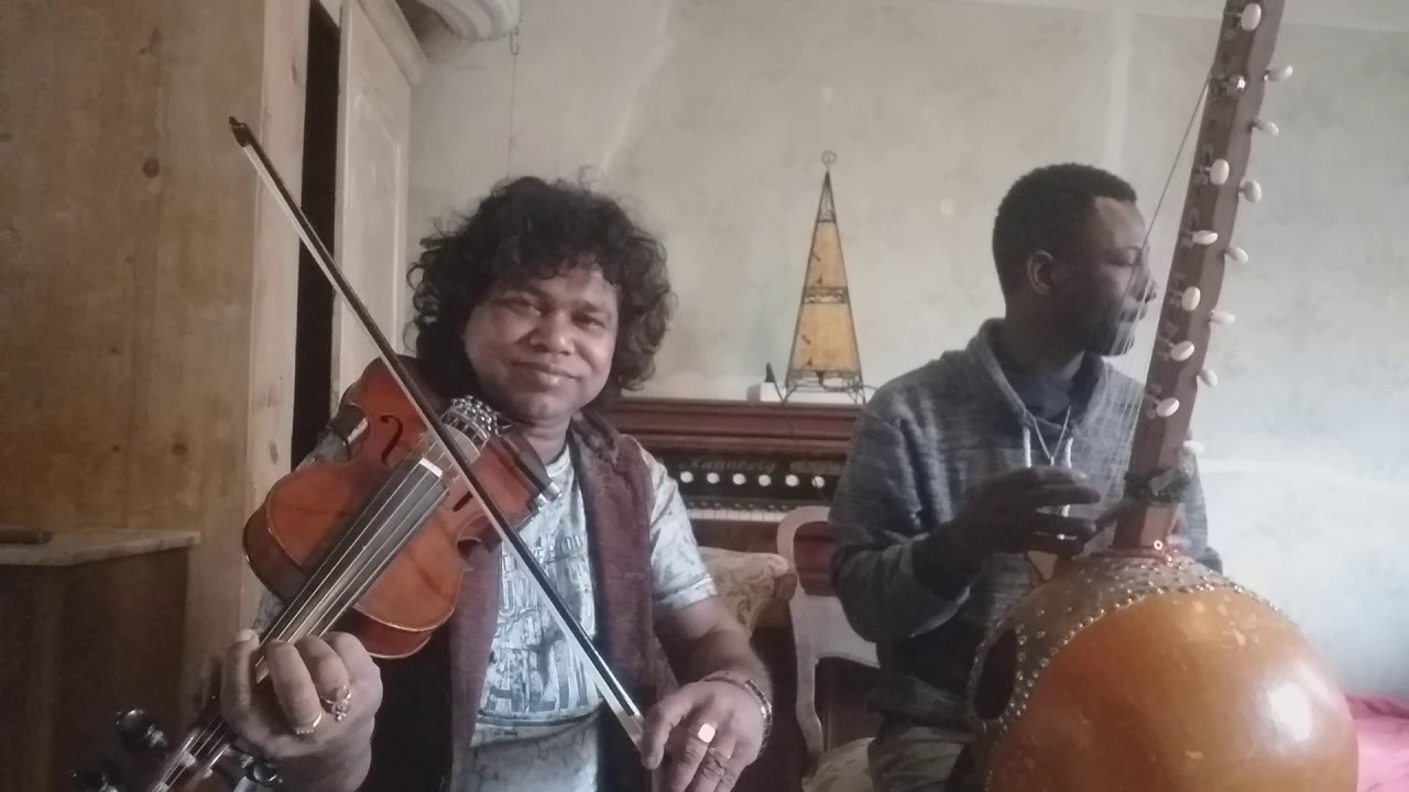 Manoj Baruah violin based on African folk music