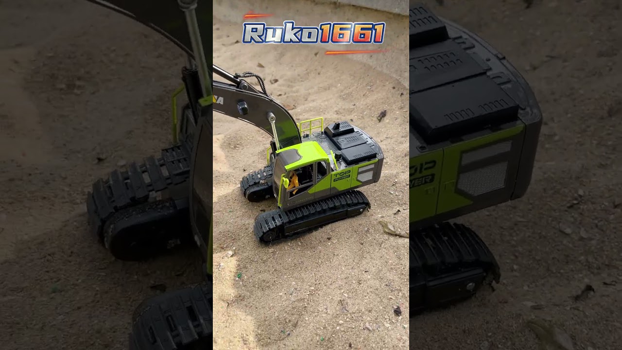 RC Excavator RUKO 1661 🔥 #rcexcavator  #rccar  #shorts  #rcconstruction