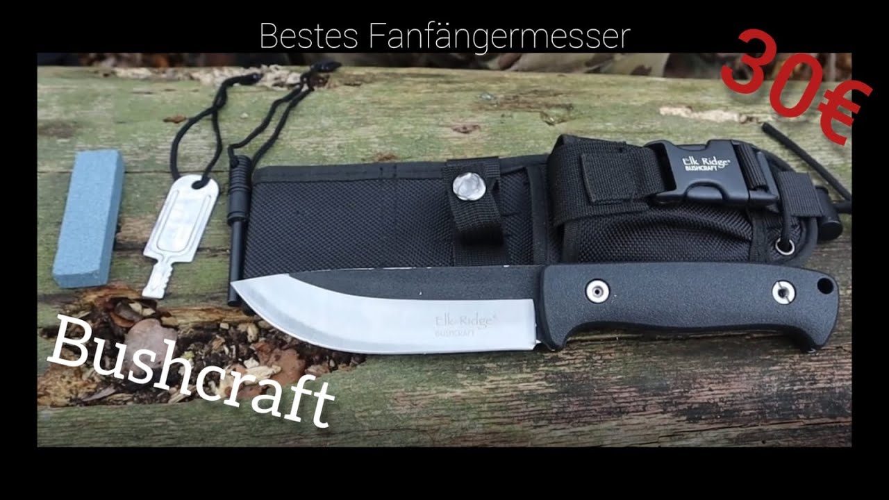 Bushcraft Messer Review. Bestes Anfänger-Messer?! ELK RIDGE ER, Survival, Beaver