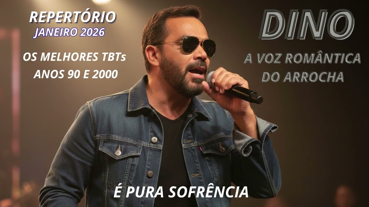 REPERTÓRIO JANEIRO 2026 - OS MAIORES SUCESSOS ROMÂNTICOS DOS ANOS 90 E 2000 EM RITMO DE ARROCHA.