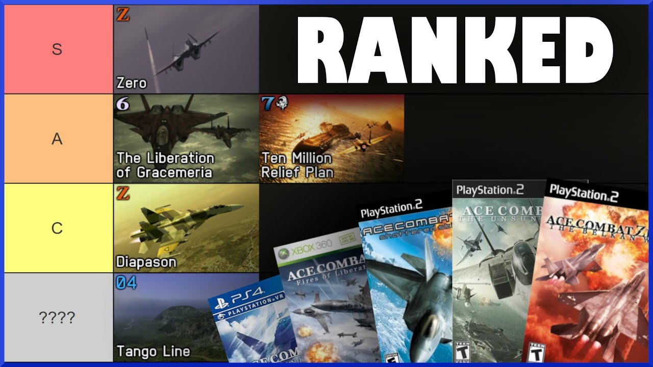 I ranked every Ace Combat mission (...almost)