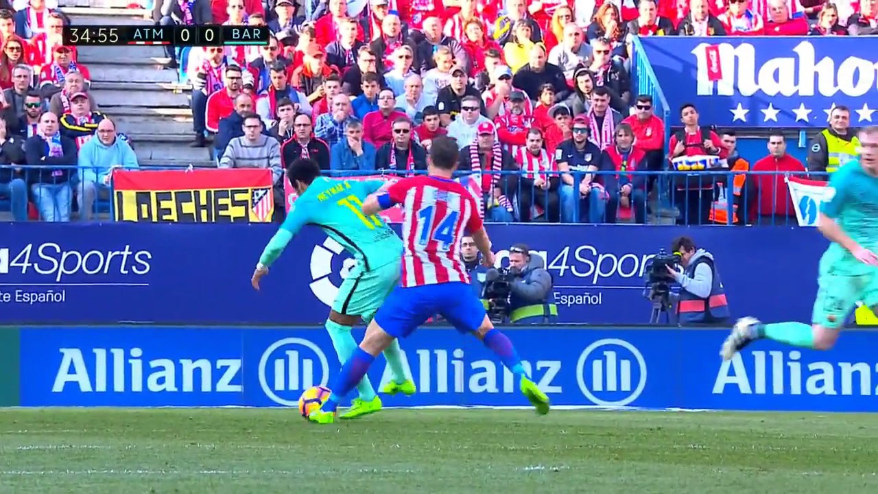 Neymar vs Atletico Madrid Away HD 1080i 26 02 2017 by MNcomps