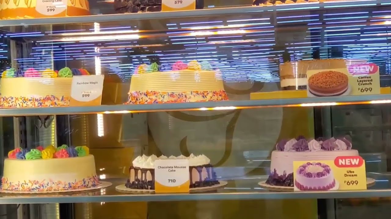 GOLDILOCKS CAKE DISPLAY WITH PRICE LIST 2025