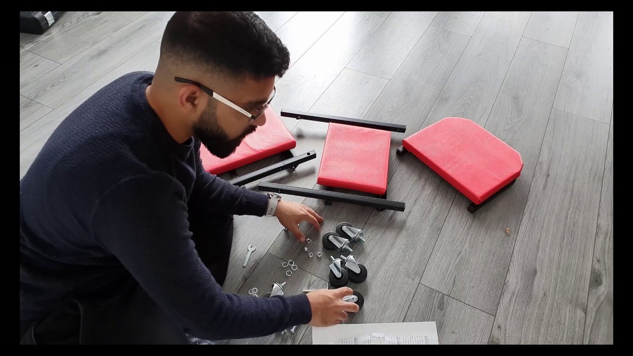 Cheap Ebay 2 in 1 Creeper / Seat Build & Overview