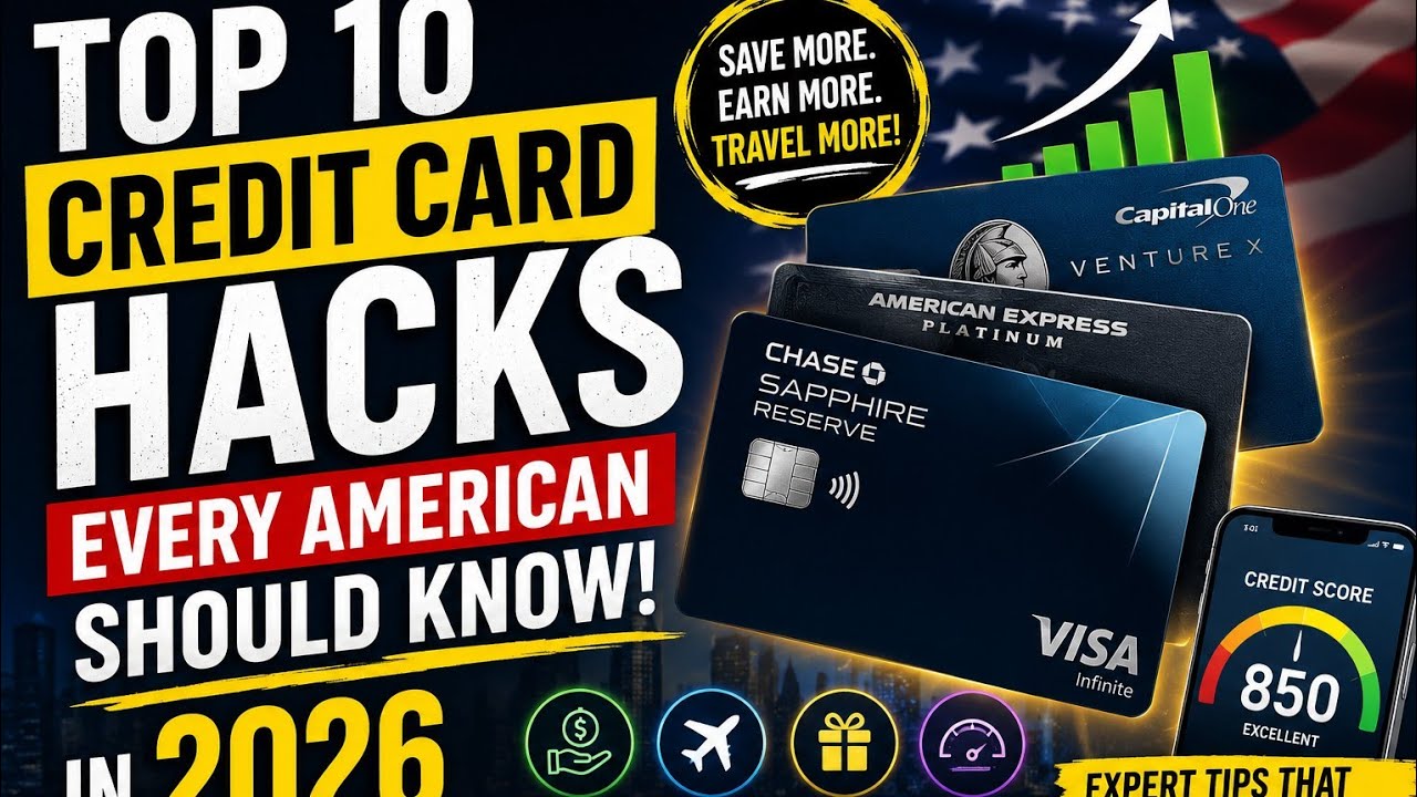 Top 10 credit card hacks American should know 2026.