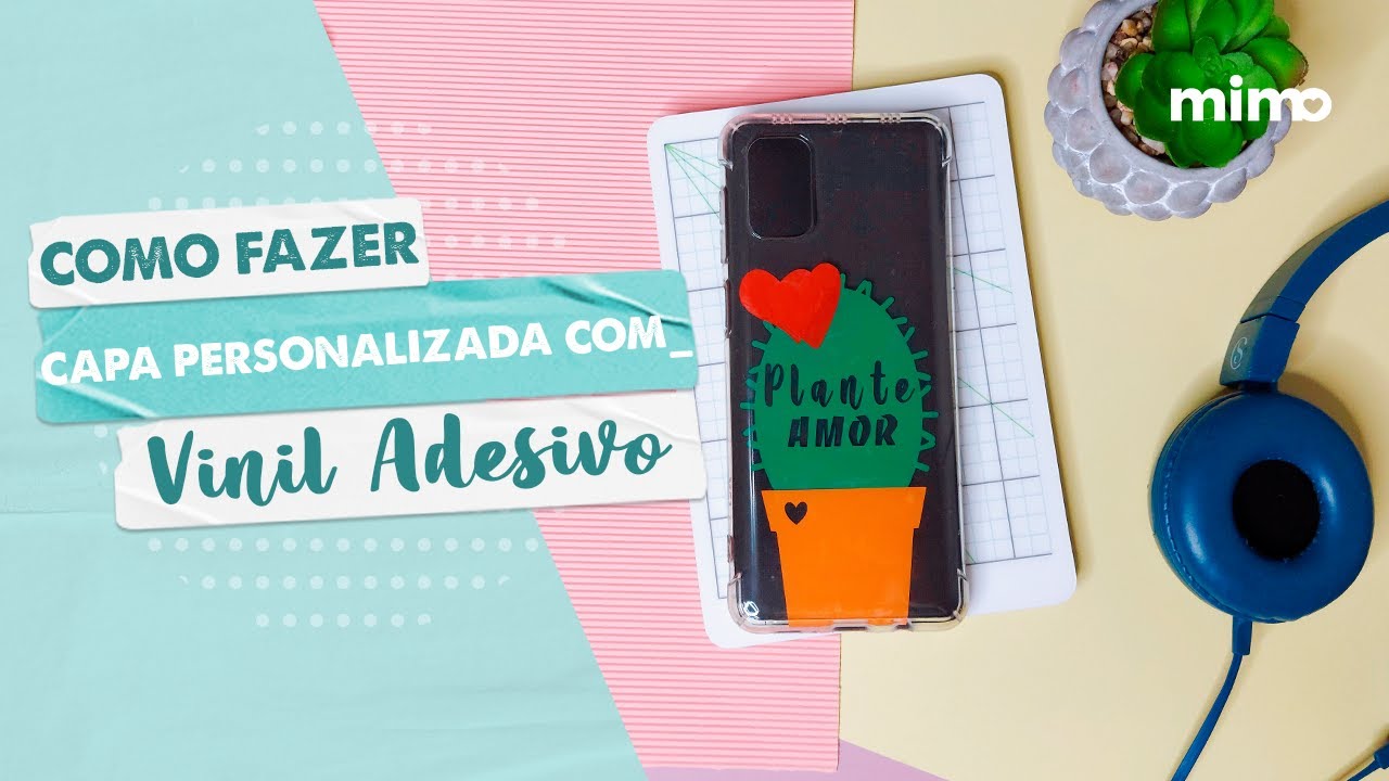 Como Personalizar Capinha de Celular com Vinil Adesivo - DIY Cricut