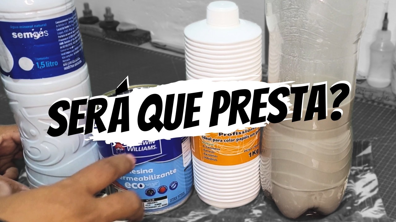 COLA COM RESINA PRESTA PARA PASSAR NA LINHA? - COMO PREPARAR  | ESCOLA DE PIPEIROS