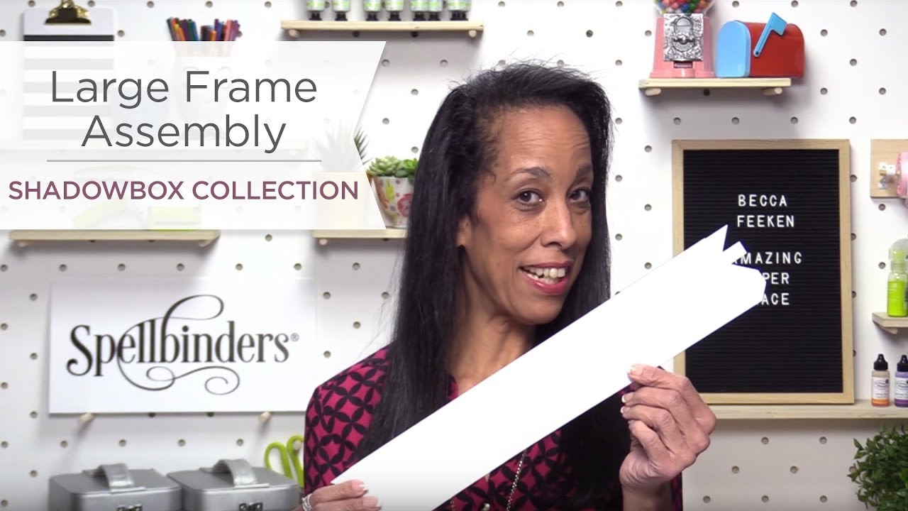 Shadowbox Collection by Becca Feeken - How to Assemble a Large Frame
