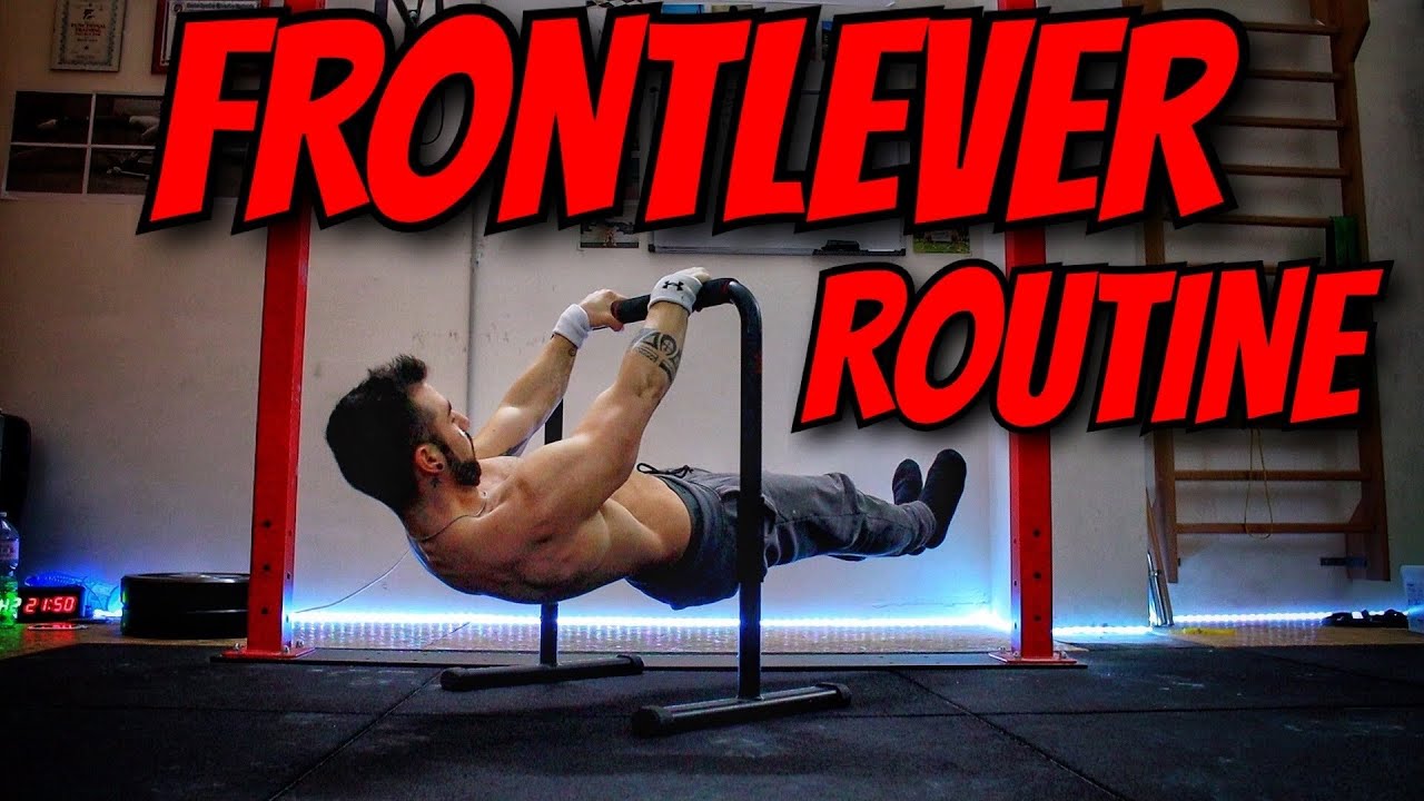 FRONT LEVER ROUTINE - Intermediate - Calisthenics Workout