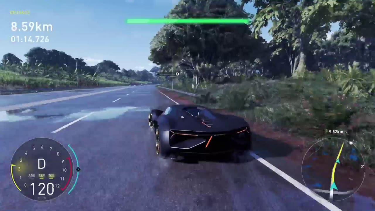 The crew motorFest. Let's go for a drive in my electric Lamborghini.