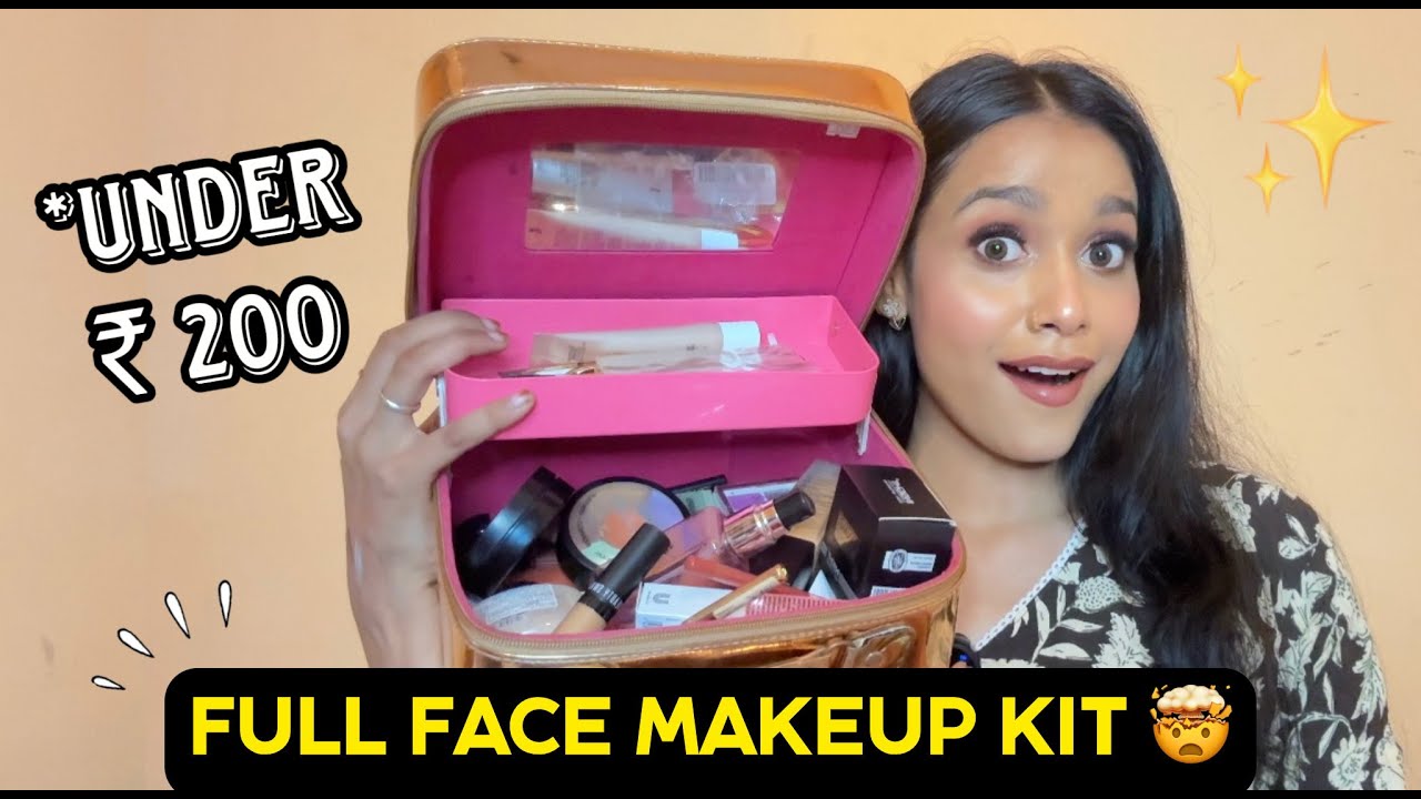 😍☑️Full Face Makeup Kit Under ₹200 For Beginners| Affordable & Must-Have Products #makeupkit 