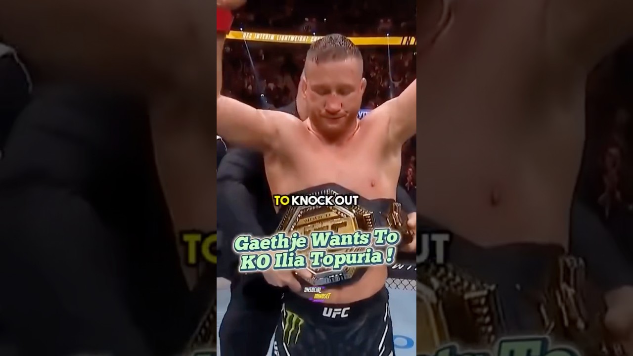 White House main event is crazy 🥶 #ufc #mma #unsocialmindset #justingaethje #iliatopuria