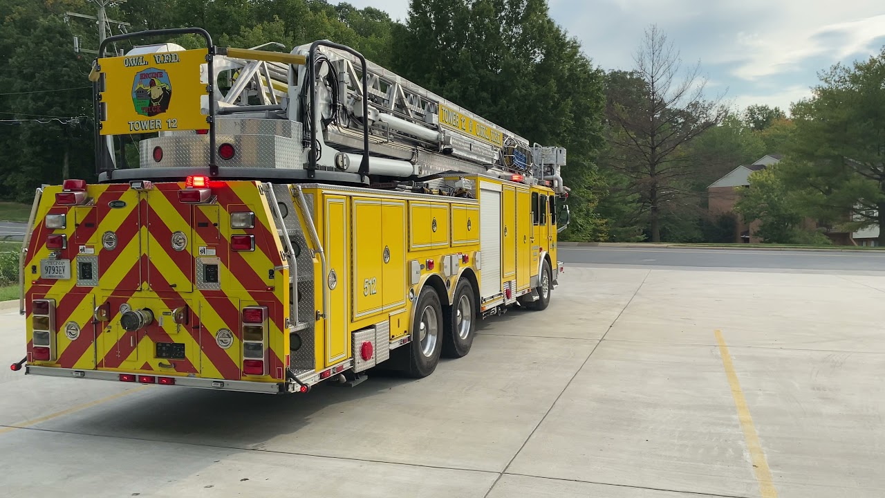 OWLVFD Tower 512 and PWCDFR Medic 512 Responding | Prince William County Fire & Rescue
