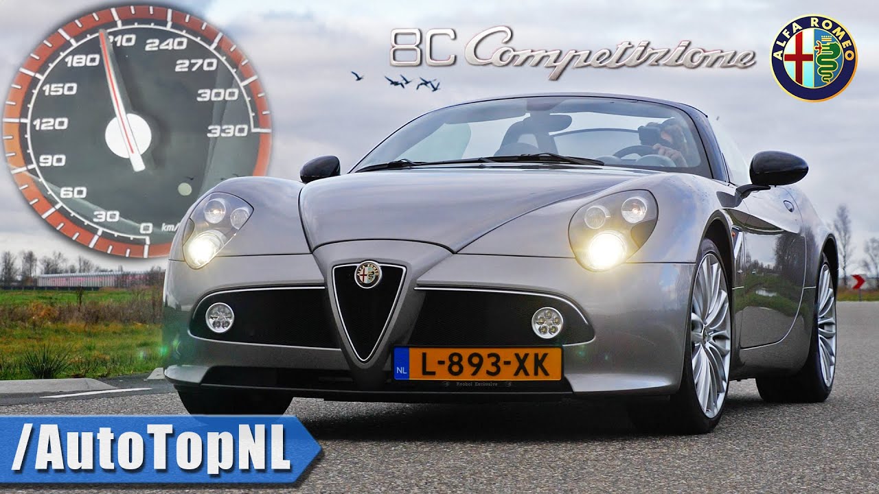 ALFA ROMEO 8C SPIDER | POV 100-200 ACCELERATION & INSANE SOUND by AutoTopNL