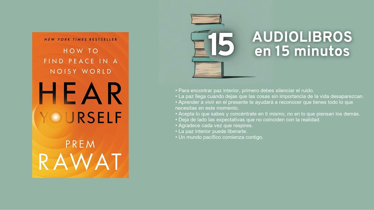 Esc&uacute;chate a ti mismo   por prem Rawat Resumen en 15min