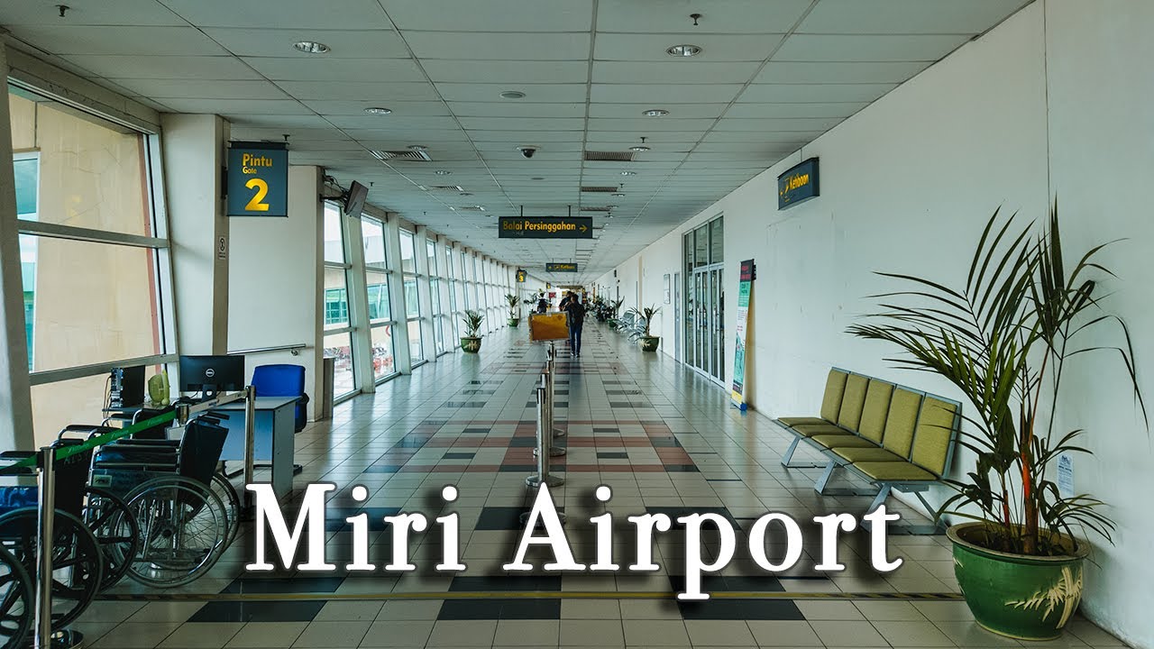 Miri Airport Malaysia【Full Tour in 4k】