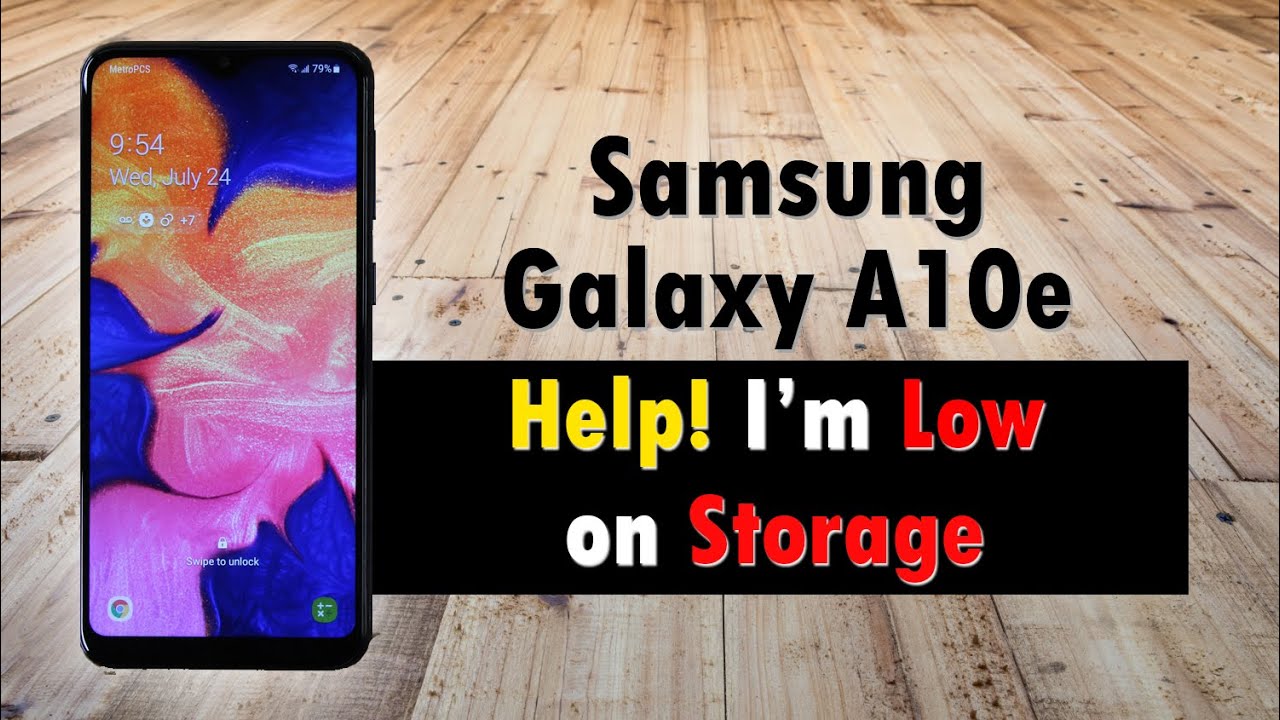 Память Samsung Galaxy A10e заполнена (полезные советы)