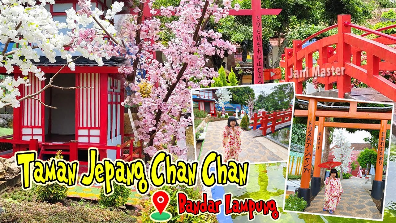 Wisata Taman Jepang ChanChan di Bandar Lampung, Serasa di Jepang Beneran