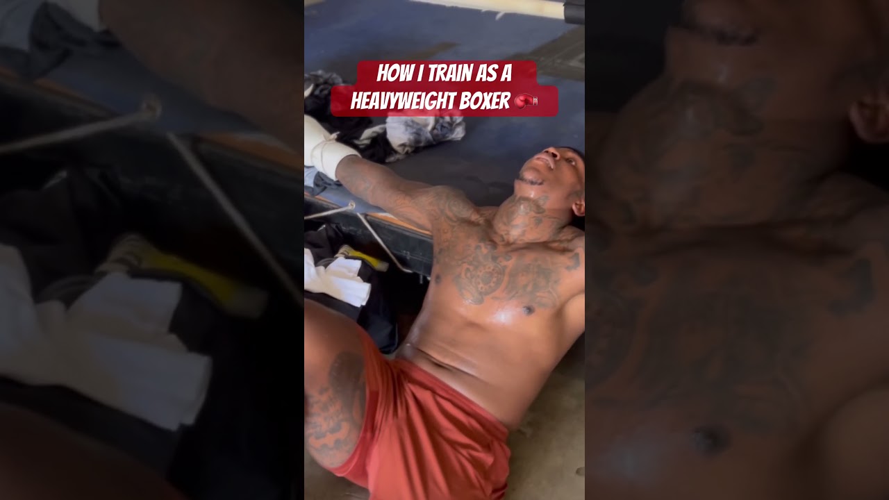 How I train as a heavyweight boxer #boxing #boxeo #boxingtraining