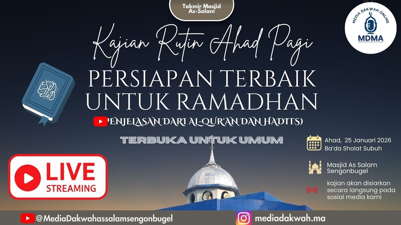kajian Rutin Ahad Pagi | Masjid As-Salam Sengonbugel
