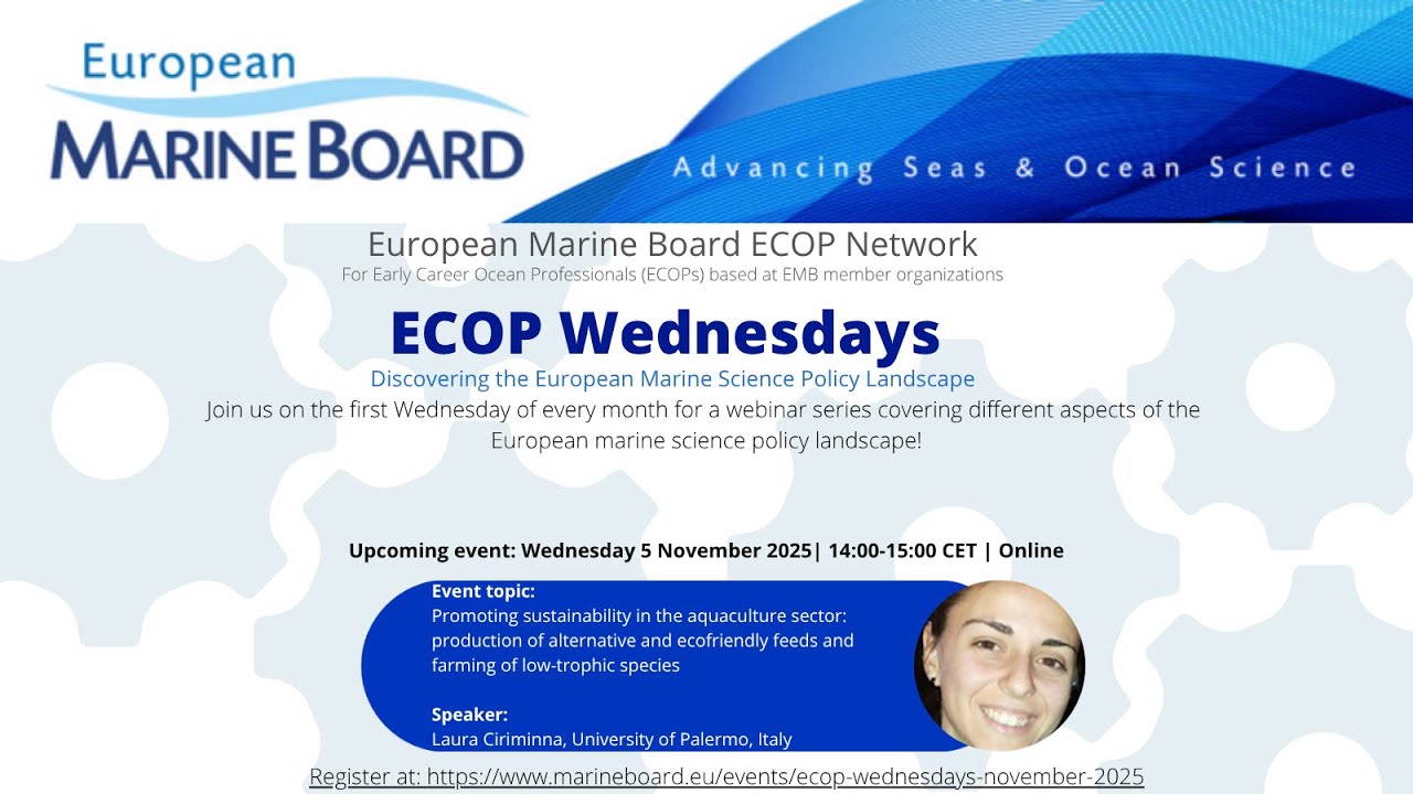 ECOP Wednesday, November 2025: Promoting sustainability in the aquaculture sector