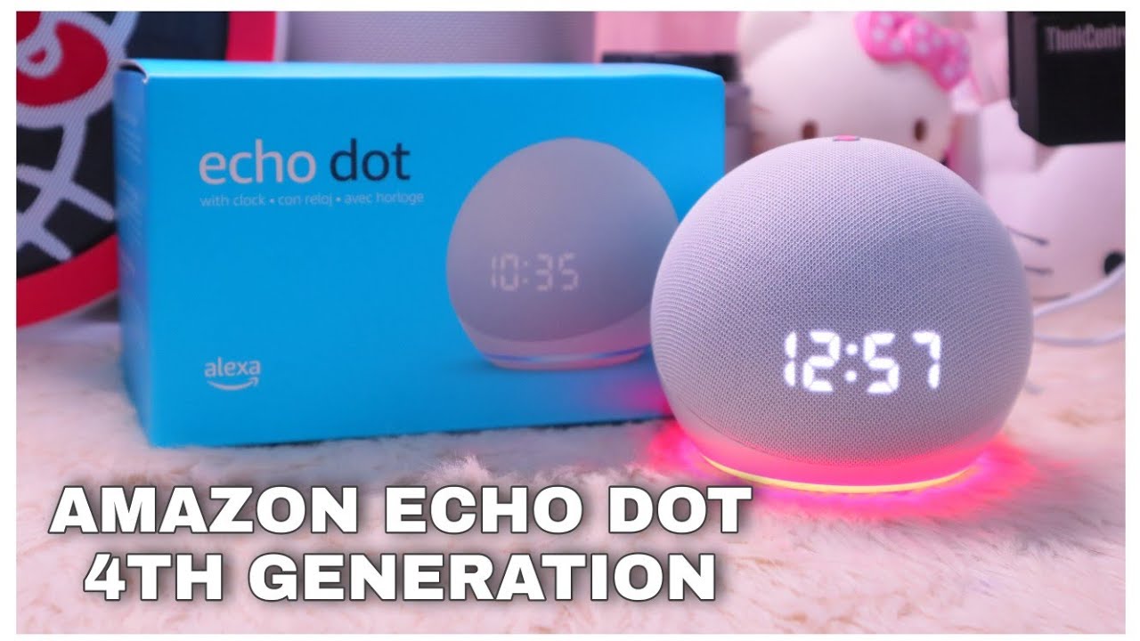AMAZON ECHO DOT 4TH GENERATION SMART SPEAKER UNBOXING (ALEXA) | Cathy's Unboxing 💋